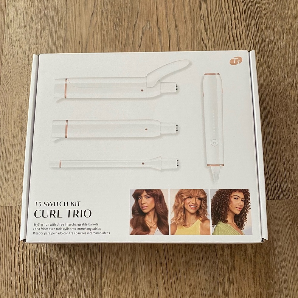 T3 Switch Kit Curl Trio Convertible Curling Iron
